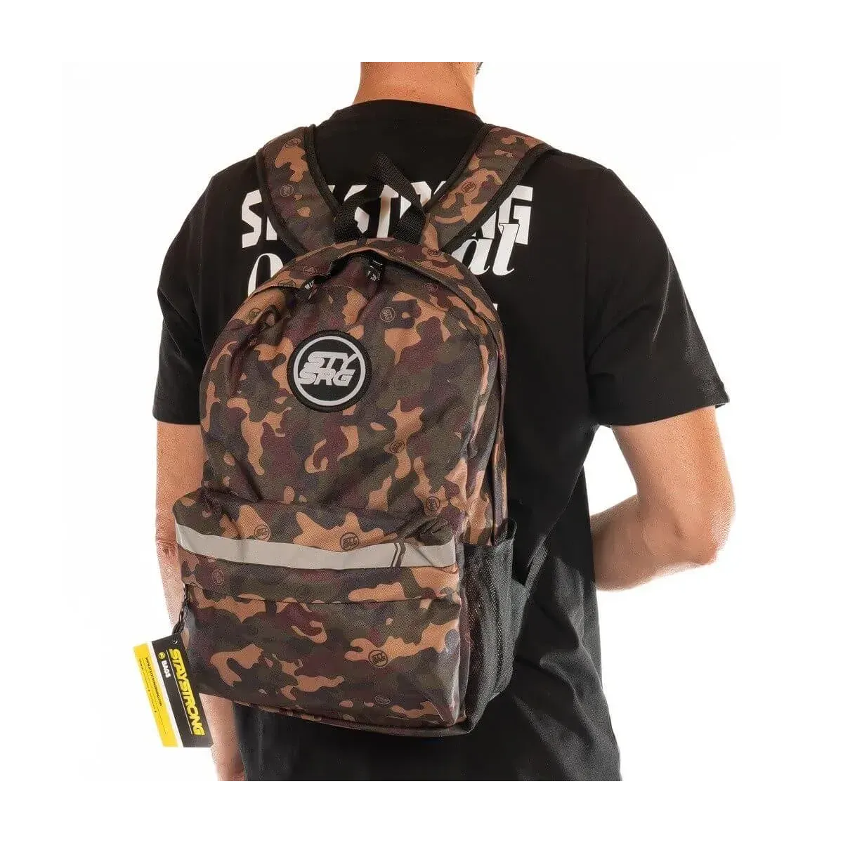 Stay Strong V3 Icon Backpack Green Camo